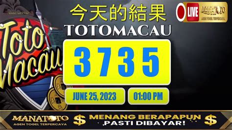 result toto macau 5d|Live Draw – Macau Lottery.